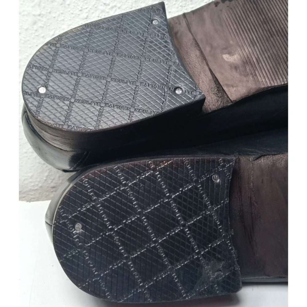 Neiman Marcus MI Spain Women's Leather Calf Hair Loafers Sz 8M - Picture 8 of 10